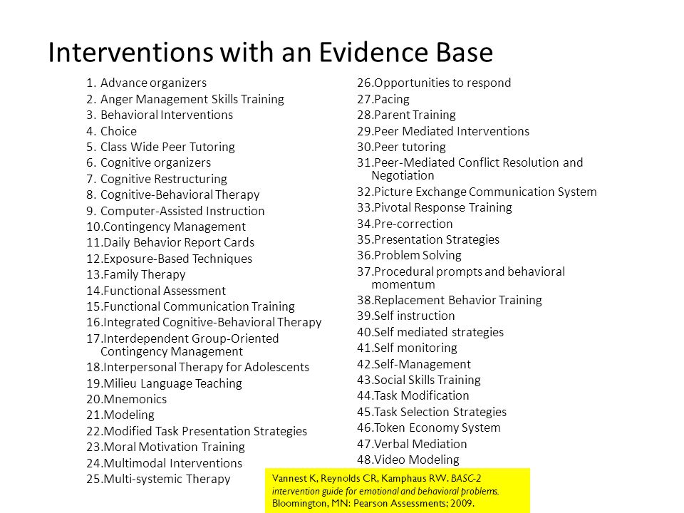 problem solving therapy interventions